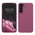kwmobile Protective Cover compatible with Samsung S22 Case Silicone Case Phone Cover Soft Surface Wireless Charging