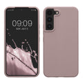 kwmobile Protective Cover compatible with Samsung S22 Case Silicone Case Phone Cover Soft Surface Wireless Charging