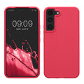 kwmobile Protective Cover compatible with Samsung S22 Case Silicone Case Phone Cover Soft Surface Wireless Charging