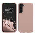 kwmobile Protective Cover compatible with Samsung S22 Case Silicone Case Phone Cover Soft Surface Wireless Charging