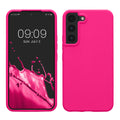 kwmobile Protective Cover compatible with Samsung S22 Case Silicone Case Phone Cover Soft Surface Wireless Charging