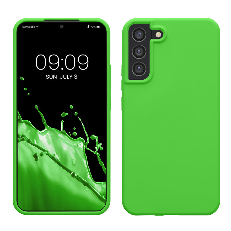 kwmobile Case for Samsung Galaxy S22 Plus - Silicone Case - Wireless Charging - Protective Cover