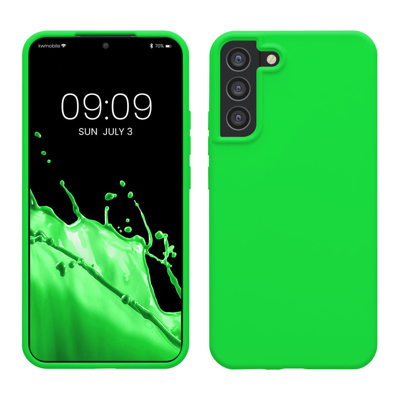 kwmobile Case for Samsung Galaxy S22 Plus - Silicone Case - Wireless Charging - Protective Cover