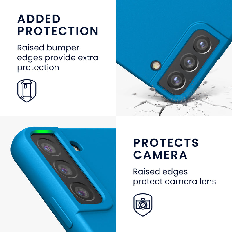 kwmobile Case for Samsung Galaxy S22 Plus - Silicone Case - Wireless Charging - Protective Cover