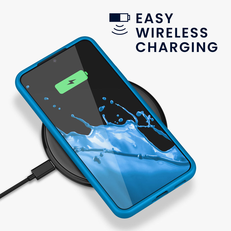kwmobile Case for Samsung Galaxy S22 Plus - Silicone Case - Wireless Charging - Protective Cover