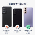 kwmobile Phone Case for Samsung Galaxy S22 Plus Cover Silicone Case Protective Cover