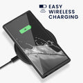 kwmobile Samsung Galaxy S22 Ultra Case - Silicone Cover - Wireless Charging - Protective Case