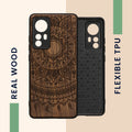 kwmobile Case Compatible with Xiaomi 12 / 12X Phone Cover TPU Phone Case Compass Vintage