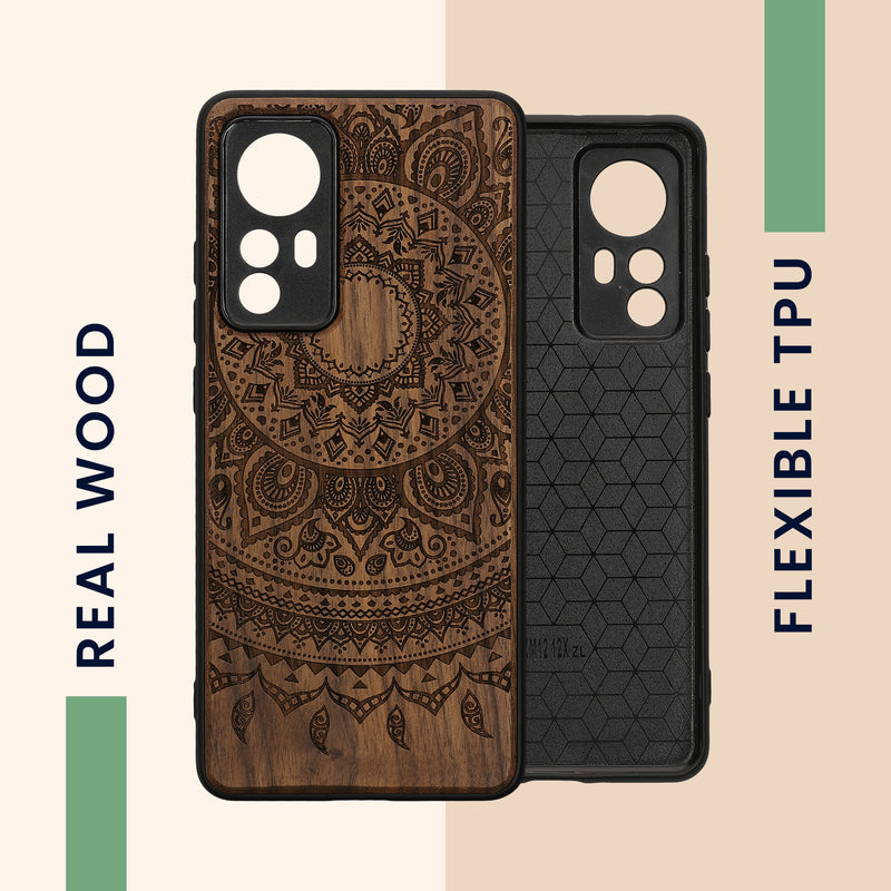 kwmobile Case Compatible with Xiaomi 12 / 12X Phone Cover TPU Phone Case Compass Vintage