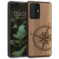 kwmobile Case Compatible with Xiaomi 11T / 11T Pro Case - Phone Cover - TPU Phone Case Compass Vintage