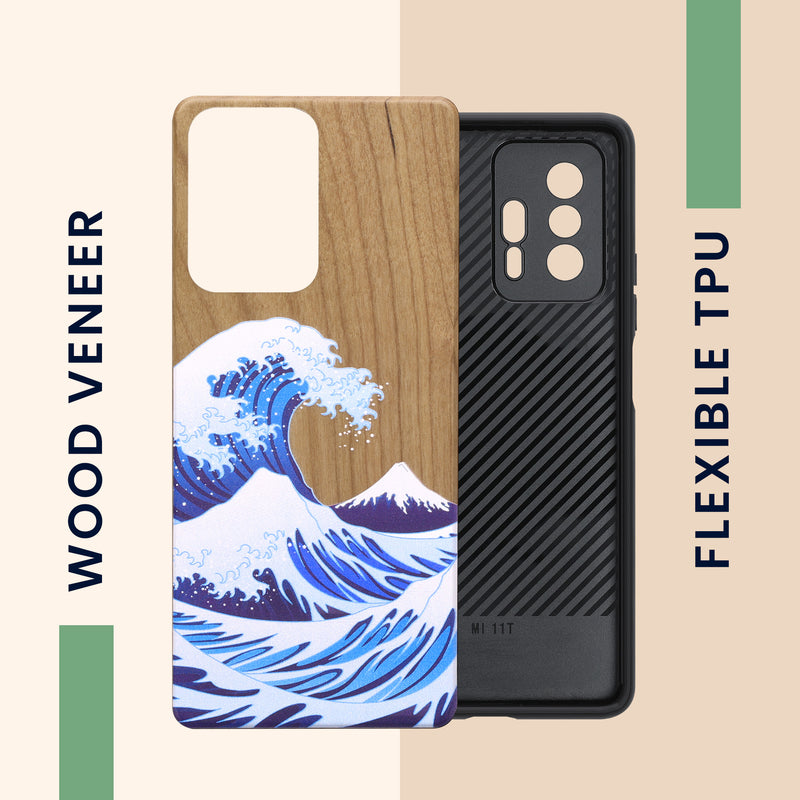 kwmobile Case Compatible with Xiaomi 11T / 11T Pro Case - Phone Cover - TPU Phone Case Compass Vintage