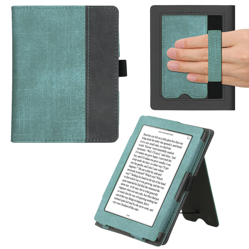 kwmobile Flip Case compatible with Kobo Aura Edition 1 - Hand Strap - Cover