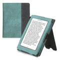 kwmobile Flip Hülle kompatibel mit Kobo Aura Edition 1 - Handschlaufe - Cover Dunkelblau Dunkelgrau Dunkelblau  