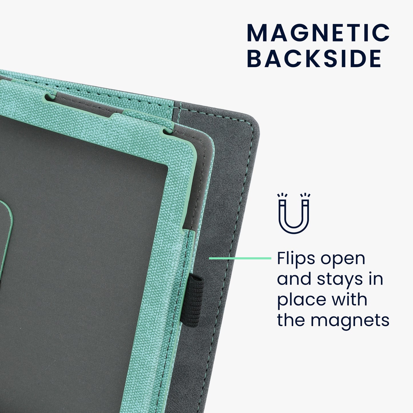 kwmobile Flip Case compatible with Kobo Glo HD / Touch 2.0 - Hand Strap - Cover