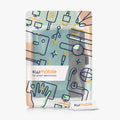 kwmobile Flip Case compatible with Kobo Aura Edition 2 - Hand Strap - Cover Dark Grey
