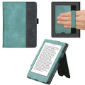 kwmobile Flip Case compatible with Kobo Aura Edition 2 - Hand Strap - Cover Dark Grey