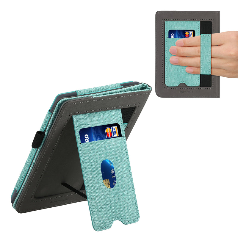 kwmobile Case Compatible with Kobo Nia Case - Flip Case with Hand Strap - Cover