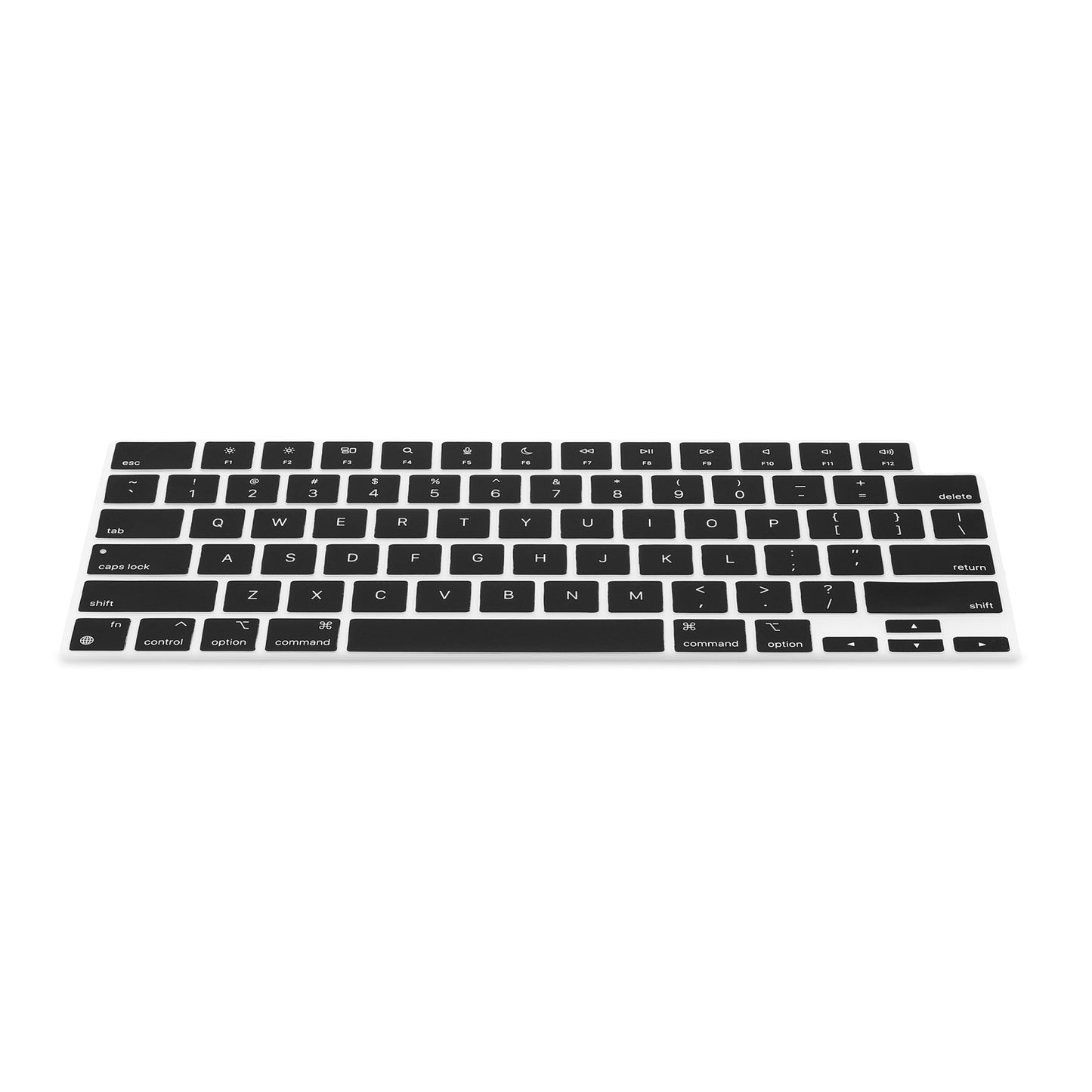 kwmobile Silikon Tastaturschutz für Apple MacBook Pro 14" (2021) A2442 - QWERTY US Keyboard Cover Abdeckung - Schwarz Schwarz  [dsg01]