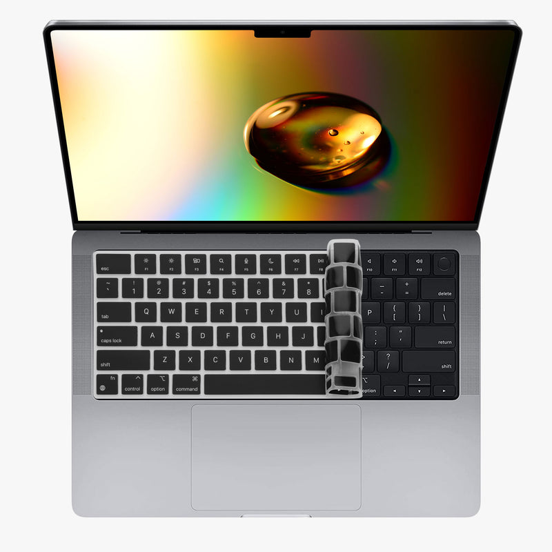 kwmobile Keyboard Protector for Apple MacBook Pro 14" (2021) A2442 - QWERTY US Keyboard Cover