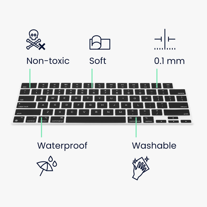 kwmobile Keyboard Protector for Apple MacBook Pro 14" (2021) A2442 - QWERTY US Keyboard Cover