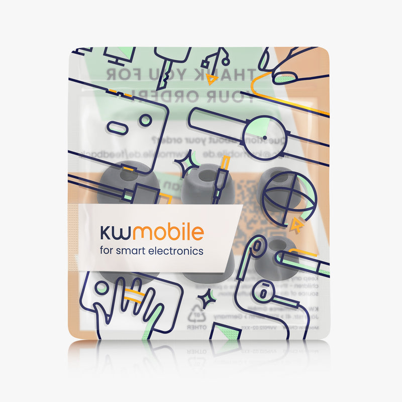 kwmobile Earpads compatible with Jabra Elite 75t / 65t / Active