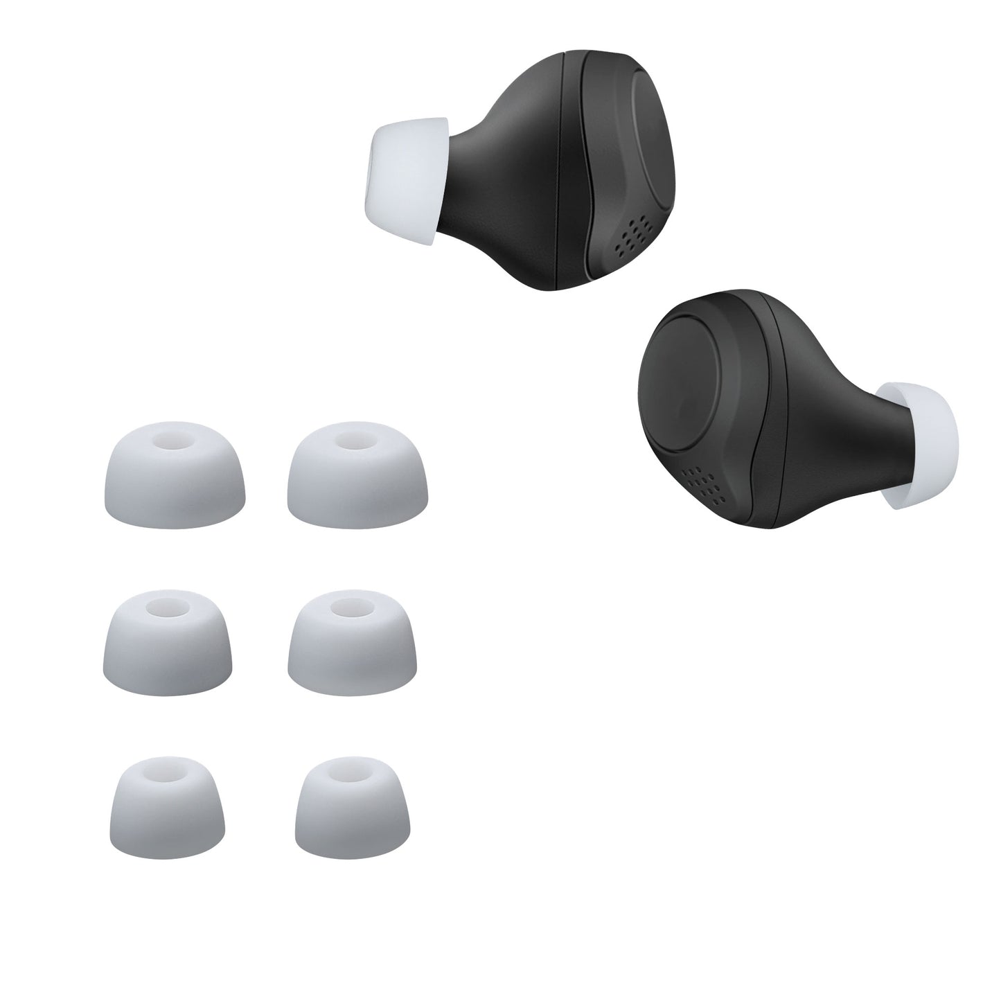 kwmobile Earpads compatible with Jabra Elite 75t / 65t / Active