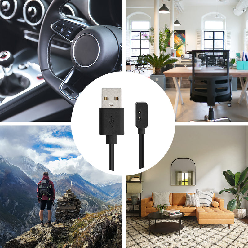 kwmobile USB Cable Charger compatible with Xiaomi Redmi Watch 2 Lite / Redmi Watch 3 / Band 7 Pro / Smart Band Pro Charging Cable Smart Watch Replacement Cable Fitness Tracker Charging Cable