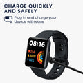 kwmobile USB Cable Charger compatible with Xiaomi Redmi Watch 2 Lite / Redmi Watch 3 / Band 7 Pro / Smart Band Pro Charging Cable Smart Watch Replacement Cable Fitness Tracker Charging Cable