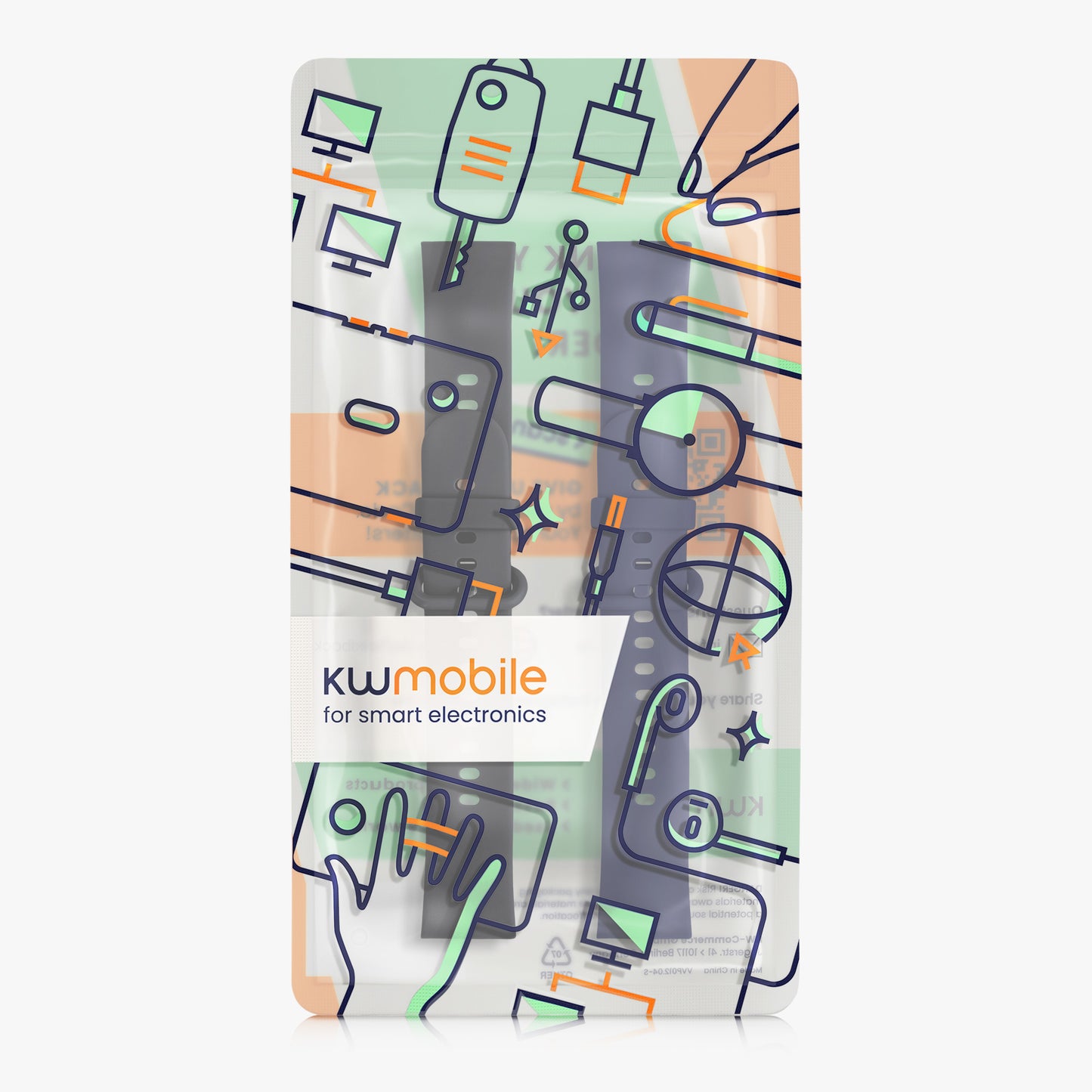 kwmobile Watch Strap for Xiaomi Redmi Watch 2 Lite Bracelet Fitness Tracker Band Set Replacement Strap Smartwatch