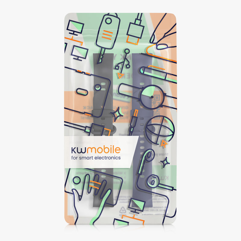 kwmobile Watch Strap for Xiaomi Redmi Watch 2 Lite Bracelet Fitness Tracker Band Set Replacement Strap Smartwatch