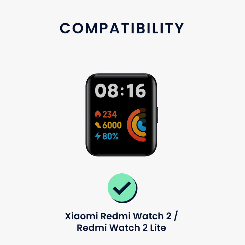 kwmobile Watch Strap for Xiaomi Redmi Watch 2 Lite Bracelet Fitness Tracker Band Set Replacement Strap Smartwatch