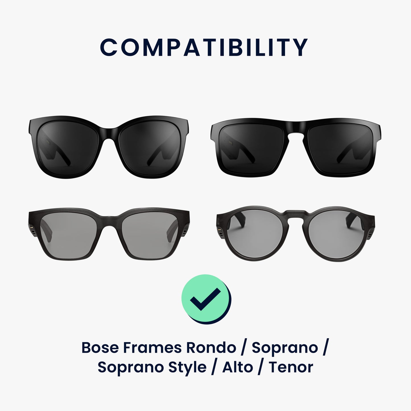 kwmobile USB Charging Cable compatible with Bose Frames - Cable for Audio Sunglasses Replacement Cable