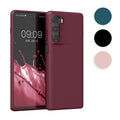 kwmobile Hülle kompatibel mit Motorola Moto G200 5G Hülle - weiches TPU Silikon Case - Cover geeignet für kabelloses Laden - Tawny Red Tawny Red  