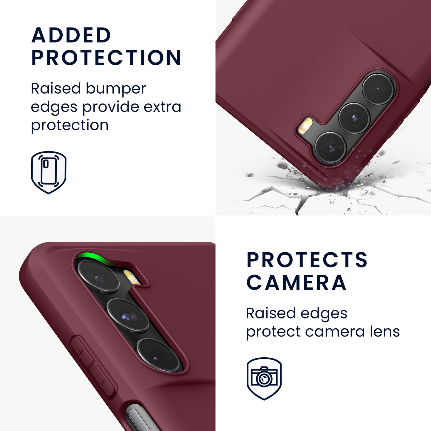 TPU Case for Motorola Moto G200 5G in Tawny Red