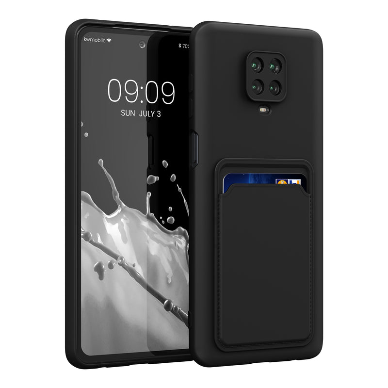 kwmobile Case Compatible with Xiaomi Redmi Note 9S / 9 Pro / 9 Pro Max - Phone Cover with Card Slot