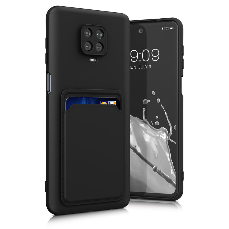 kwmobile Case Compatible with Xiaomi Redmi Note 9S / 9 Pro / 9 Pro Max - Phone Cover with Card Slot
