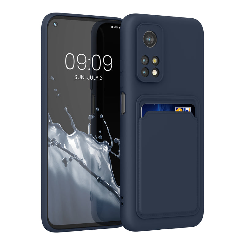 kwmobile Phone Case Compatible with Xiaomi Mi 10T / Mi 10T Pro Case - Phone Cover with Card Slot