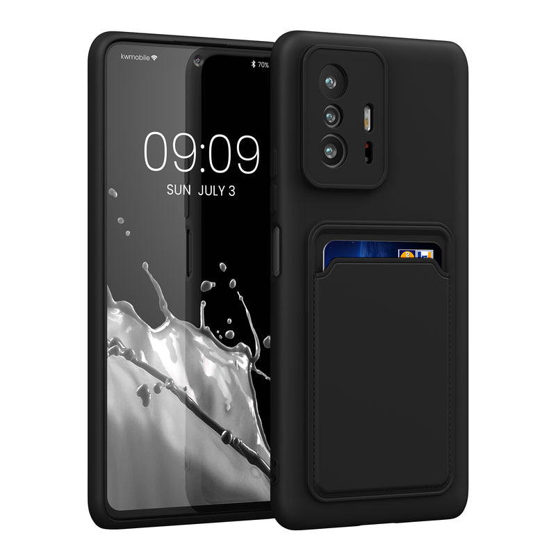 kwmobile Phone Case compatible with Xiaomi 11T / 11T Pro Case - Mobile Phone Cover with Card Slot