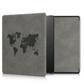 kwmobile Case for Amazon Kindle Oasis 10th Generation - Faux Leather eReader Cover with Auto Sleep Function - Dandelion Love