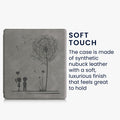 kwmobile Case for Amazon Kindle Oasis 10th Generation - Faux Leather eReader Cover with Auto Sleep Function - Dandelion Love