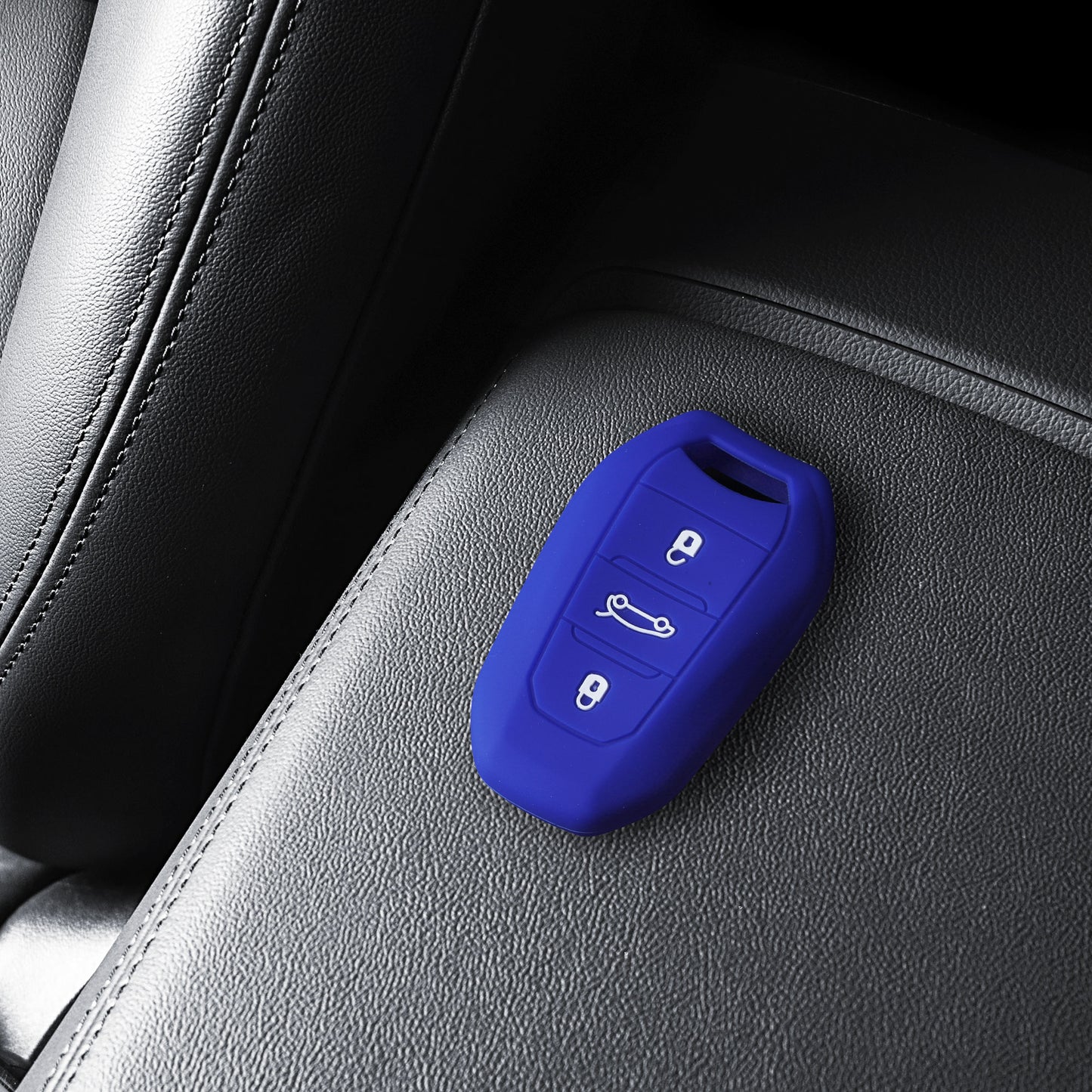 kwmobile Car Key Cover Compatible with Opel 3-Button Smartkey Keyless Go