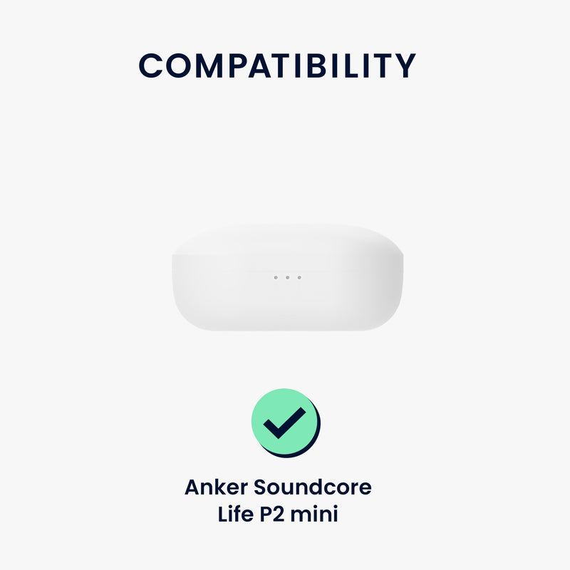 kwmobile Case compatible with Anker Soundcore Life P2 Mini Case - Headphone Case - Protective Cover
