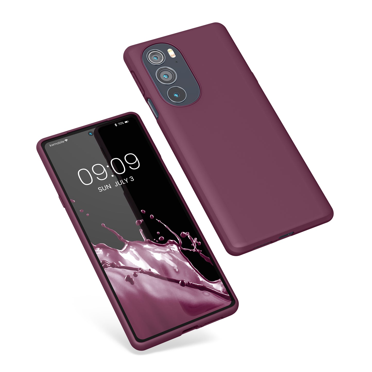 kwmobile Phone Case for Motorola Edge 30 Pro / Edge Plus 2022 / Edge X30 Case - Wireless Charging - Protective Cover