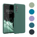 kwmobile Hülle kompatibel mit Samsung Galaxy M52 5G Hülle - Silikon Handy Case - Handyhülle weiche Oberfläche - kabelloses Laden - Weiß matt Weiß matt  