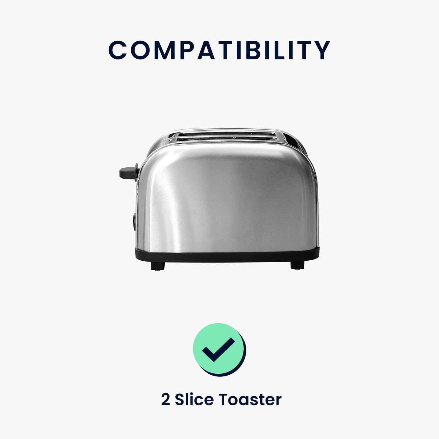kwmobile Cover for 2-Slice Toaster - Dust Cover Hood - Toaster Cover - 19 x 20.3 x 28 cm