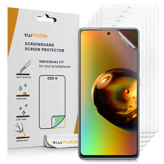 kwmobile 6x Displayschutzfolie kompatibel mit Samsung Galaxy S20 FE Folie - klare Schutzfolien Set in transparent Transparent  