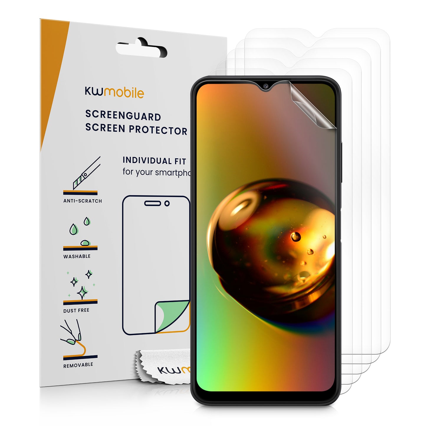 6x Crystal Clear Screen Protector for Samsung Galaxy A22 5G