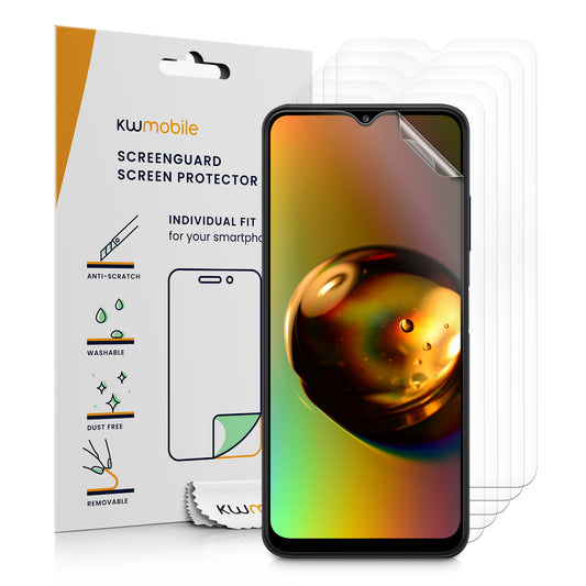 6x Folie kristallklar für Samsung Galaxy A22 5G - Kristallklar - Displayschutz