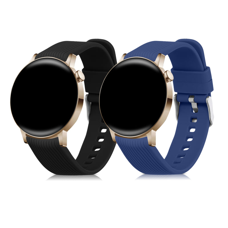 kwmobile Watch Strap for Huawei Watch GT 3 Pro 43mm / Watch GT3 42mm / GT2 42mm / MagicWatch 2 42mm Strap Fitness Tracker Band Set Replacement Strap Smartwatch