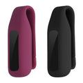 kwmobile Clip Holder Compatible with Fitbit Luxe Silicone Fitness Tracker Holder without Tracker